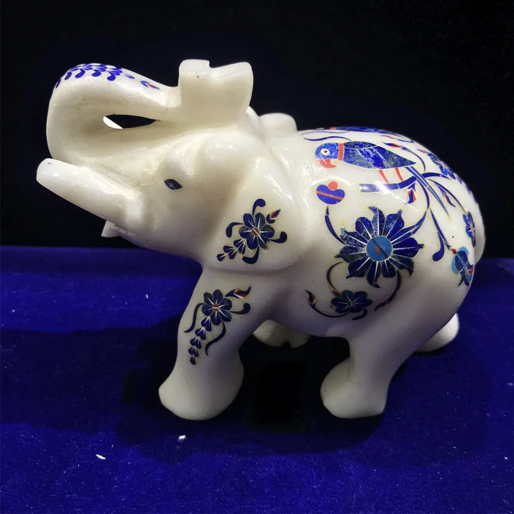 Marble Inlay Elephant Statue: A Fusion of Tradition and Elegance