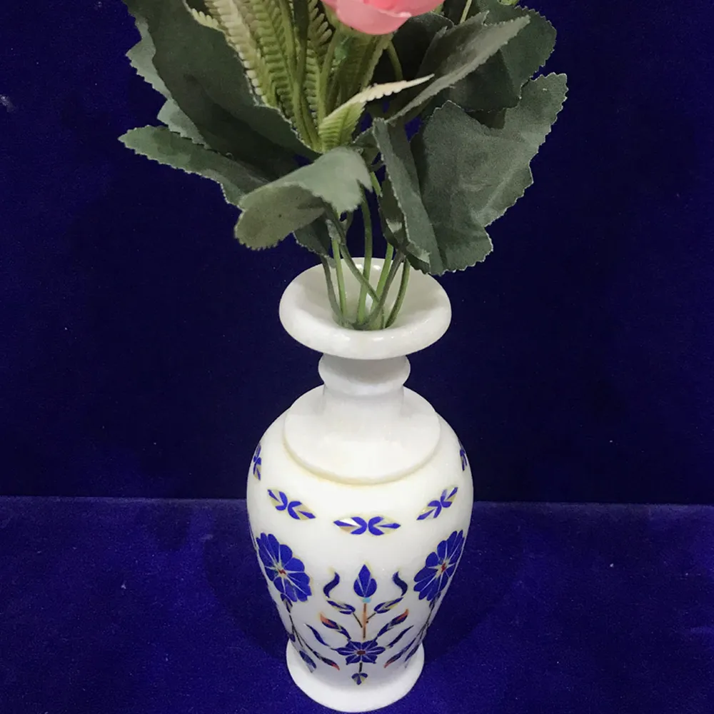 Marble Inlay Vase – Elevate Your Home Decor with Timeless Elegance alternate view