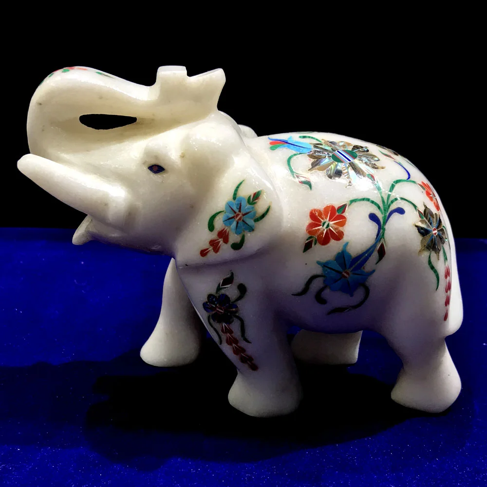 Marble Inlay Elephants: A Timeless Fusion of Art and Elegance