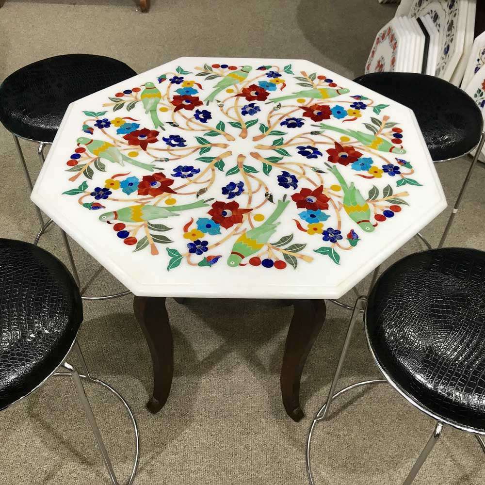 Amazing Marble Inlay Coffee Table – A Piece for Your Living Space
