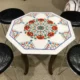 Premium Handcrafted Marble Inlay Coffee Table