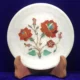 Exquisite Marble Inlay Plate with Carnelian Stone