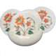 Elegant Marble Inlay Coaster Set - Perfect Blend of Art and Functionality
