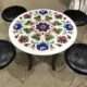 Marble Inlay Coffee Table – A Masterpiece of Art and Functionality