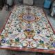 8 seater White Marble Inlay Dining Table India –  Beautiful Craftsmanship