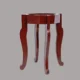 Brown Wooden & Light Stand For Marble Table Top
