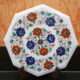 Best Indian Makrana Marble Inlay Side Table Top