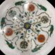 12inches Marble Inlay Display Plate for Centerpiece