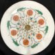 12inches Decorative Marble Inlay Serving Plate