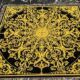 4X4 Feet Antique Tapestry Turkish Design ( Master Piece) With Beautiful Gemstone Embroidery