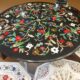 Black Marble inlay Center, Coffee & Dining Round Table