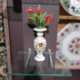 Handmade White Marble Inlay Vase For Collection Art