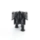 Inlaid Black Marble King Elephant Design Home Decor Centerpiece