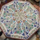 Master Piece White Marble Inlay Table Top having a Beautiful Birds & Tree Of Life Design