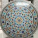 Antique Round White Marble Inlay Table Tops India