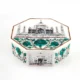 Taj Mahal Inspired Octagon Marble Inlay Jewelry Box | Agra Handmade Artistry