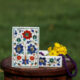 Handmade Marble Inlay Jewelry Box Gift For Her With Elegant Floral Design