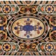 Multicolor Floral Marble Inlay Tabletop – Handcrafted Pietra Dura Art for Luxury Décor