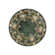 Elegant Design Green Round Marble Inlay Dining Table India