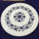Handcrafted Marble Plate with Agra Inlay Work done by Master Artist