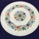 White Marble Plate with Agra Inlay Work buy now best offer